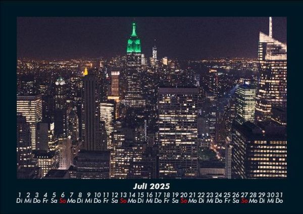 Produktbild: New York 2025 Fotokalender DIN A5