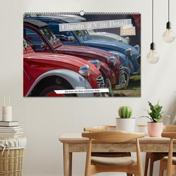 Produktbild: Citro&euml;n 2CV im Detail (Wandkalender 2027 DIN A2 quer), CALVENDO Monatskalender