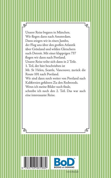 Produktbild: Von M&uuml;nchen zum Mt. St. Helen USA 1994