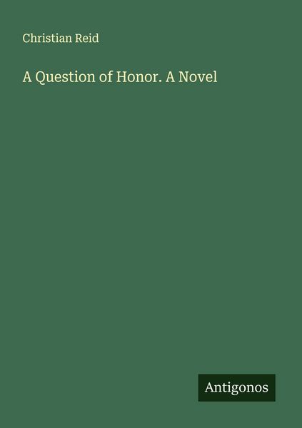 Produktbild: A Question of Honor. A Novel