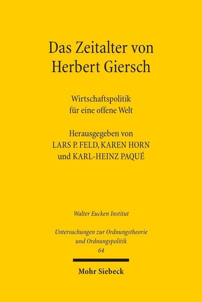 Produktbild: Das Zeitalter von Herbert Giersch