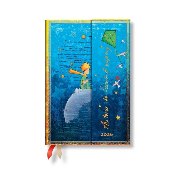 Produktbild: Paperblanks 2026 Saint-Exup&eacute;ry, the Little Prince Embellished Manuscripts Collection 12-Month Planner Mini Day-At-A-Time Wrap 416 Pg 80 GSM