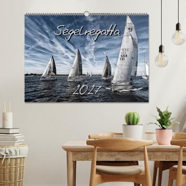 Produktbild: Segelregatta (Wandkalender 2027 DIN A2 quer), CALVENDO Monatskalender