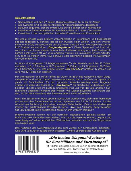Produktbild: Die besten Diagonal-Systeme f&uuml;r EuroMillions und EuroJackpot