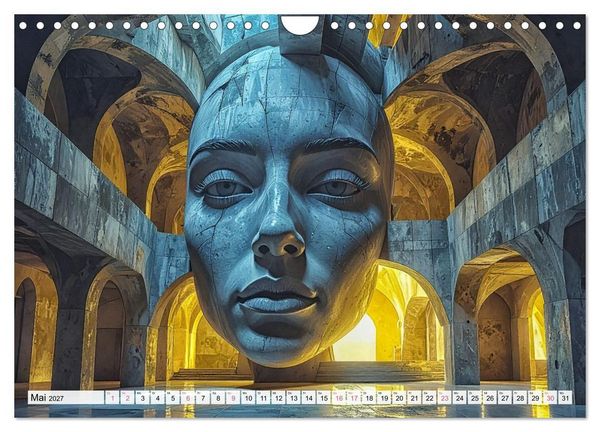 Produktbild: Anima Architectura, der Geist der Steine (Wandkalender 2027 DIN A4 quer), CALVENDO Monatskalender