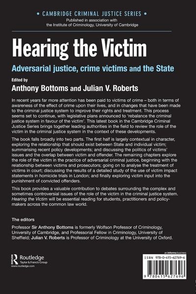 Produktbild: Hearing the Victim