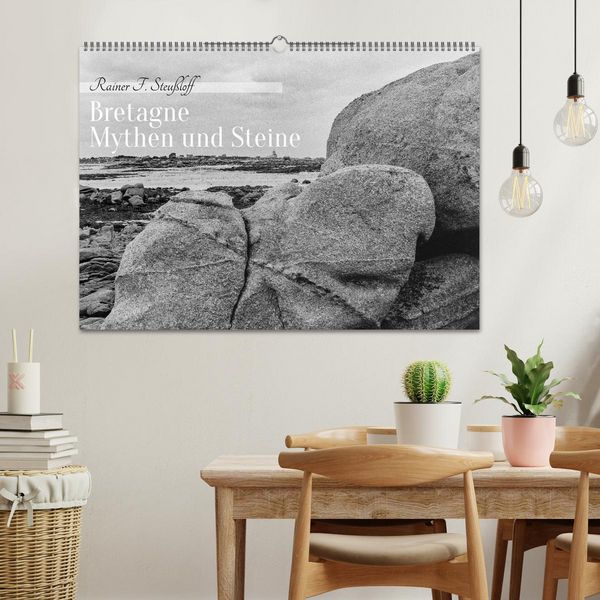 Produktbild: Bretagne Mythen und Steine (Wandkalender 2026 DIN A2 quer), CALVENDO Monatskalender