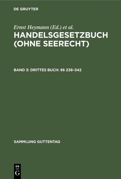 Produktbild: Drittes Buch: &sect;&sect; 238-342