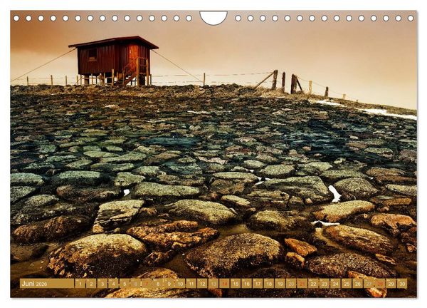 Produktbild: Die Hallig Langene&szlig; (Wandkalender 2026 DIN A4 quer), CALVENDO Monatskalender