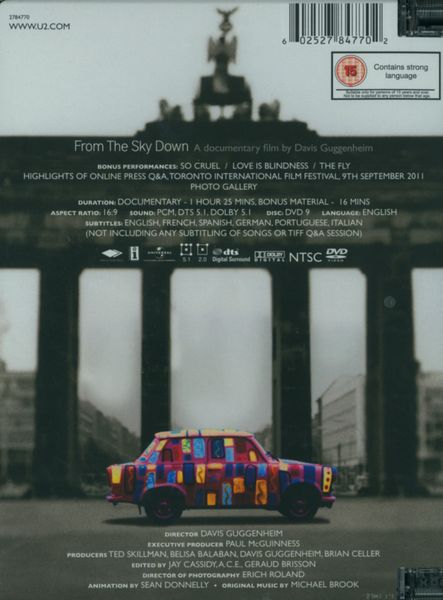 Produktbild: U2 - From The Sky Down/A documentary film about the making of U2's Achtung Baby [DC]