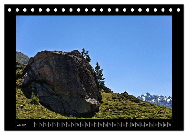 Produktbild: SEH(N)SUCHT ALPEN&Uuml;BERQUERUNG (Tischkalender 2027 DIN A5 quer), CALVENDO Monatskalender