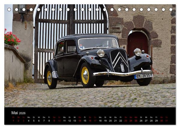 Produktbild: Citro&euml;n 11CV Traction Avant (Tischkalender 2026 DIN A5 quer), CALVENDO Monatskalender