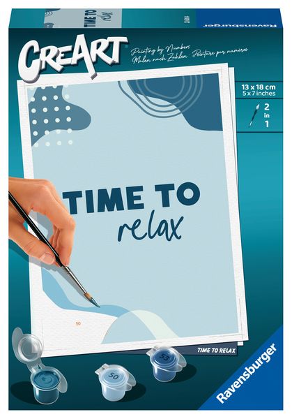Produktbild: Ravensburger CreArt - Malen nach Zahlen 23608 - Time to relax - ab 12 Jahren
