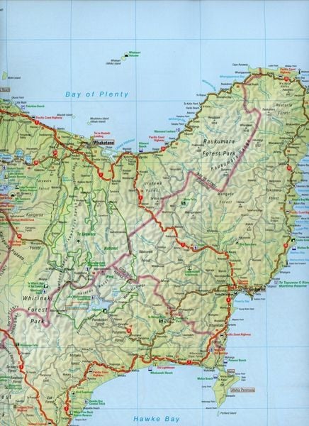 Produktbild: Reisekarte Neuseeland 1:800.000