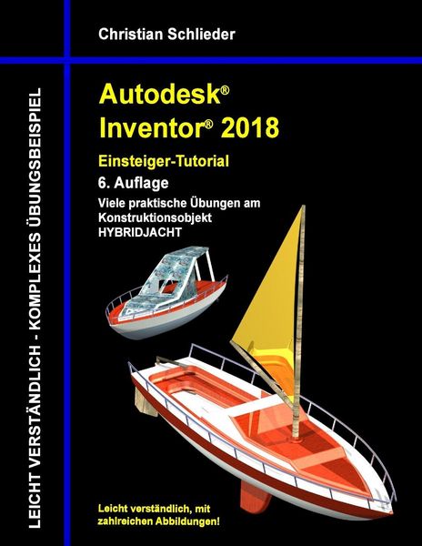 Produktbild: Autodesk Inventor 2018 - Einsteiger-Tutorial Hybridjacht