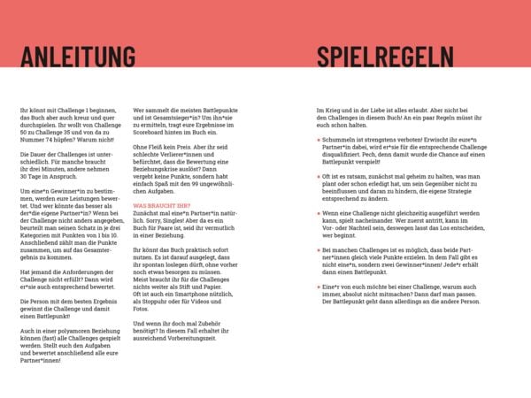 Produktbild: Das Battle-Buch f&uuml;r Paare