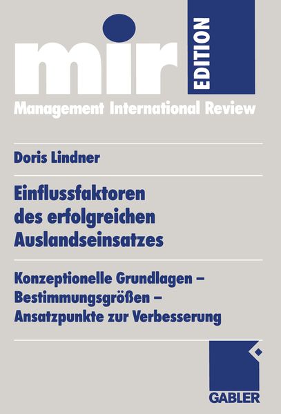 Produktbild: Einflussfaktoren des erfolgreichen Auslandseinsatzes