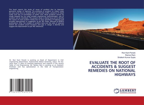 Produktbild: Evaluate The Root Of Accidents & Suggest Remedies On National Highways