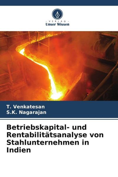 Produktbild: Betriebskapital- und Rentabilit&auml;tsanalyse von Stahlunternehmen in Indien