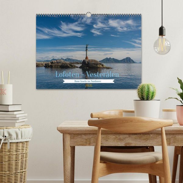 Produktbild: Lofoten Vester&aring;len (Wandkalender 2026 DIN A3 quer), CALVENDO Monatskalender