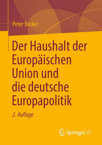 Produktbild: Der Haushalt der Europ&auml;ischen Union und die deutsche Europapolitik