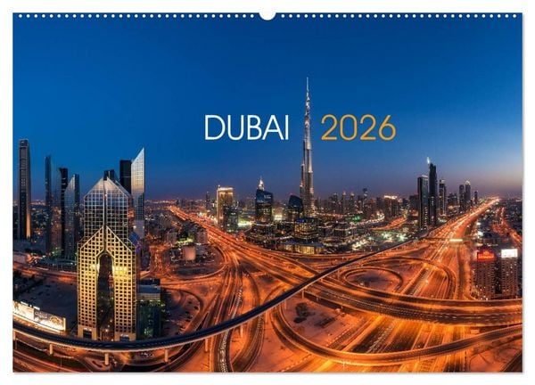 Produktbild: DUBAI - 2026 (Wandkalender 2026 DIN A2 quer), CALVENDO Monatskalender