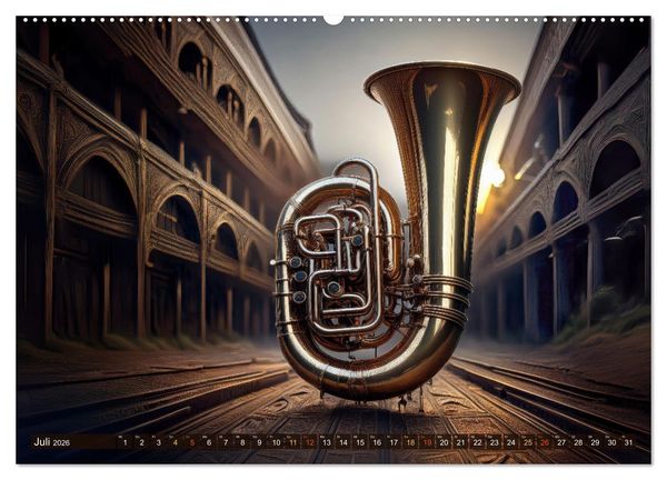 Produktbild: Musizieren einmal anders (hochwertiger Premium Wandkalender 2026 DIN A2 quer), Kunstdruck in Hochglanz