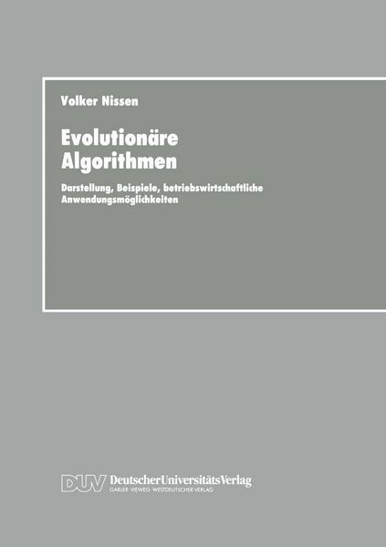 Produktbild: Evolution&auml;re Algorithmen