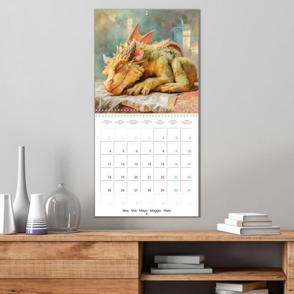 Produktbild: Dragons - A never-ending fascination (Wall Calendar 2026 12 &times; 12 Inch) CALVENDO 12 Month Wall Calendar