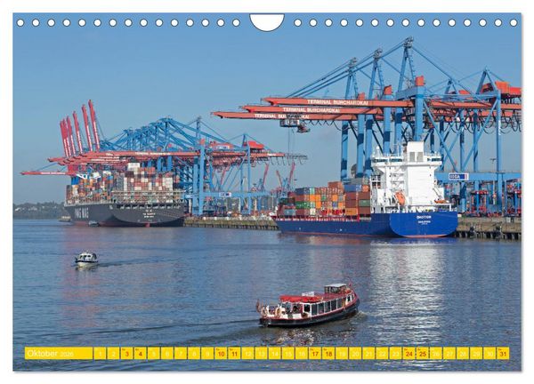 Produktbild: Hamburg - Perle an der Elbe (Wandkalender 2026 DIN A4 quer), CALVENDO Monatskalender
