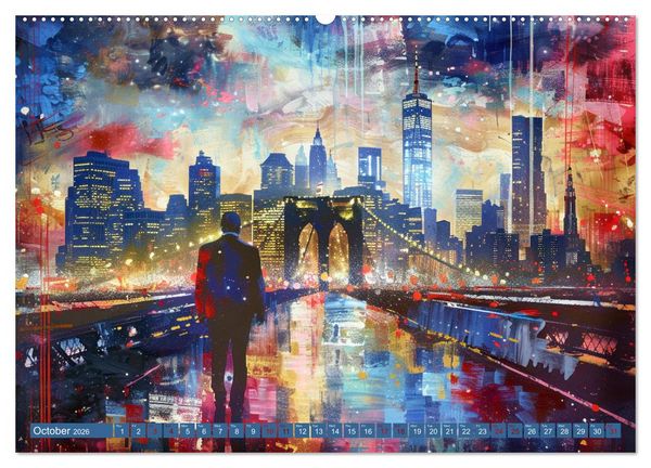 Produktbild: Patriotic Art Collection (Wall Calendar 2026 DIN A2 landscape), CALVENDO 12 Month Wall Calendar