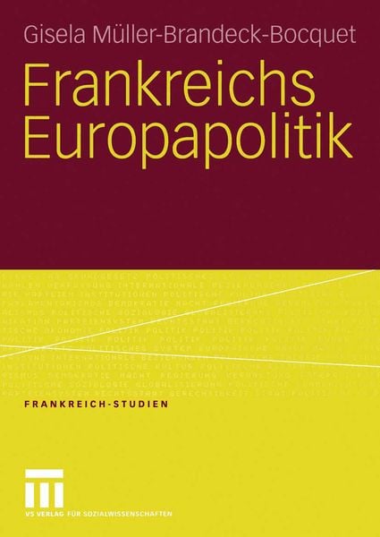 Produktbild: Frankreichs Europapolitik