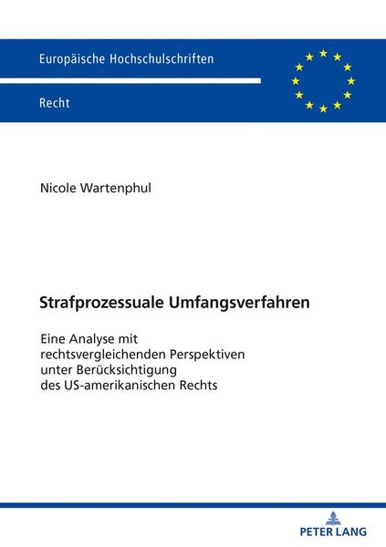Produktbild: Strafprozessuale Umfangsverfahren