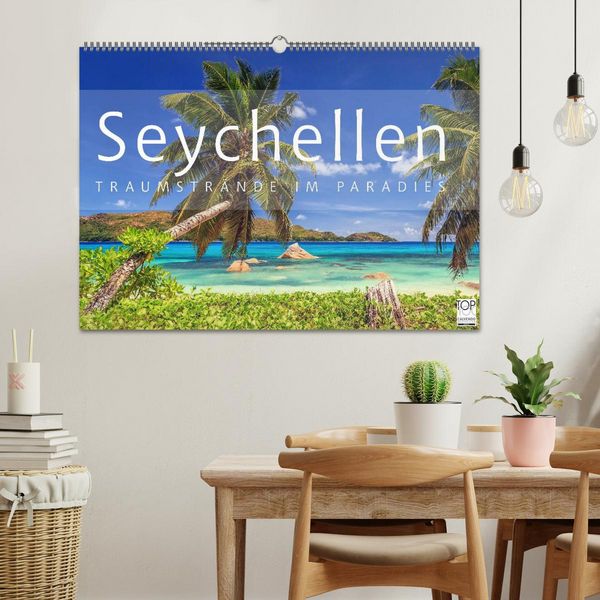 Produktbild: Seychellen Traumstr&auml;nde im Paradies (Wandkalender 2026 DIN A2 quer), CALVENDO Monatskalender