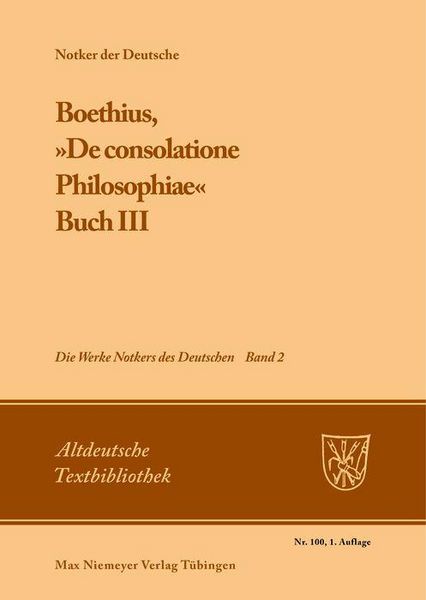 Produktbild: Boethius, 'De consolatione Philosophiae'