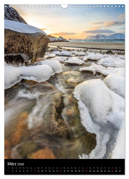 Produktbild: LOFOTEN - Traumziel im Norden Norwegens (Wandkalender 2026 DIN A3 hoch), CALVENDO Monatskalender