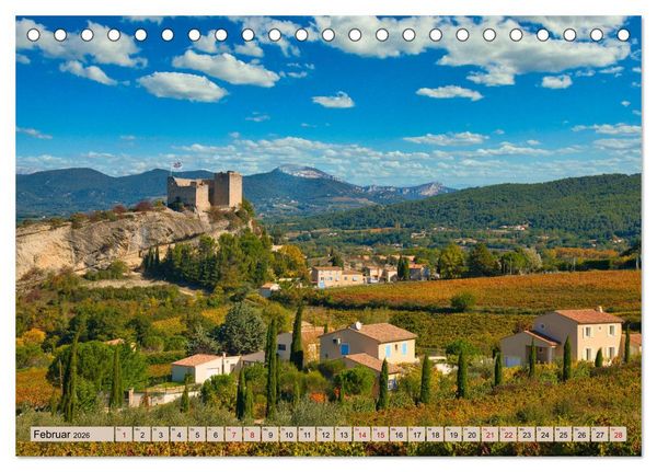 Produktbild: Magisches Land des Ventoux (Tischkalender 2026 DIN A5 quer), CALVENDO Monatskalender
