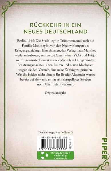 Produktbild: Die Zeitungsdynastie &ndash; Neue Freiheit