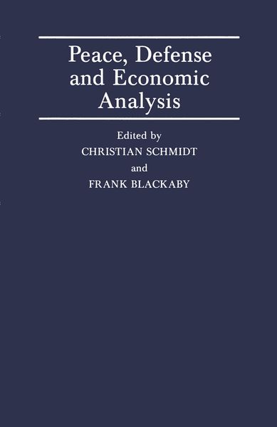 Produktbild: Peace, Defence and Economic Analysis