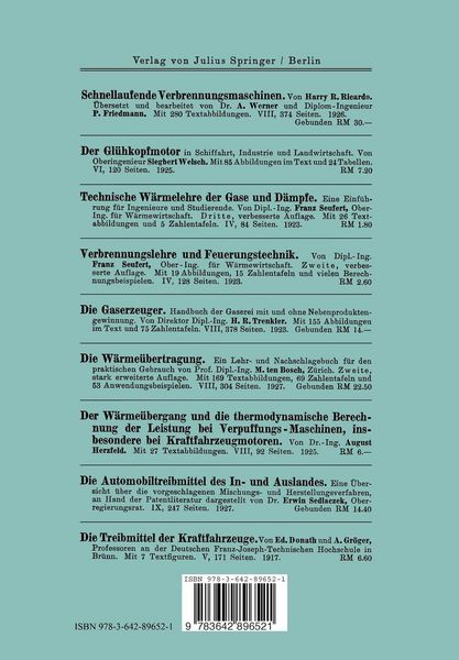 Produktbild: Der Verbrennungsvorgang im Gas- und Vergaser-Motor