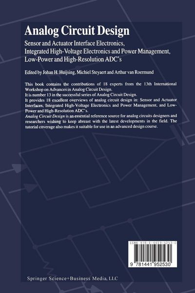 Produktbild: Analog Circuit Design
