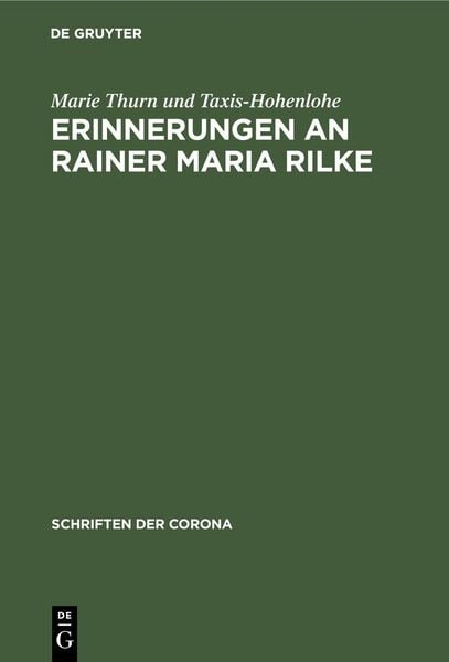 Produktbild: Erinnerungen an Rainer Maria Rilke