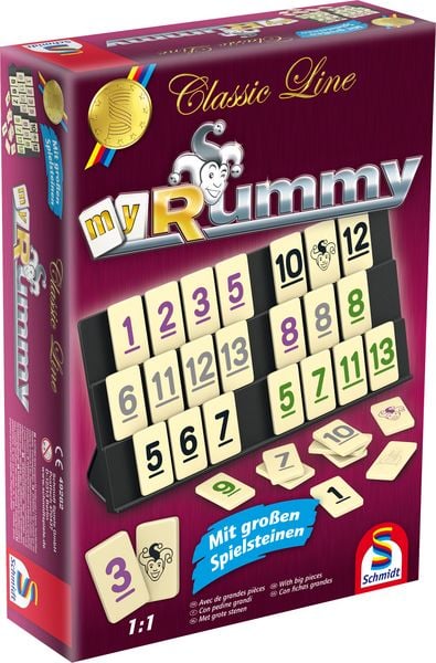 Produktbild: Classic Line, MyRummy, mit gro&szlig;en Spielfiguren, &Uuml;berarbeitung