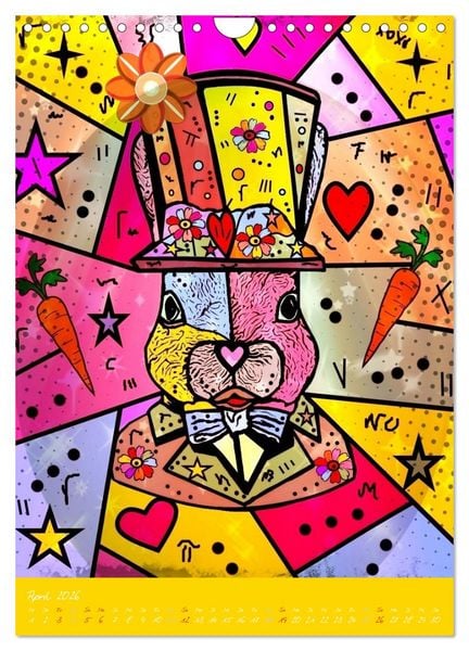 Produktbild: Willkommen in der Welt von Nico&acute;s Pop Art (Wandkalender 2026 DIN A4 hoch), CALVENDO Monatskalender