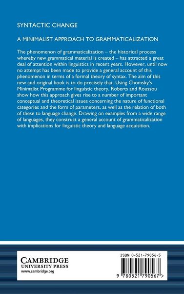 Produktbild: Syntactic Change