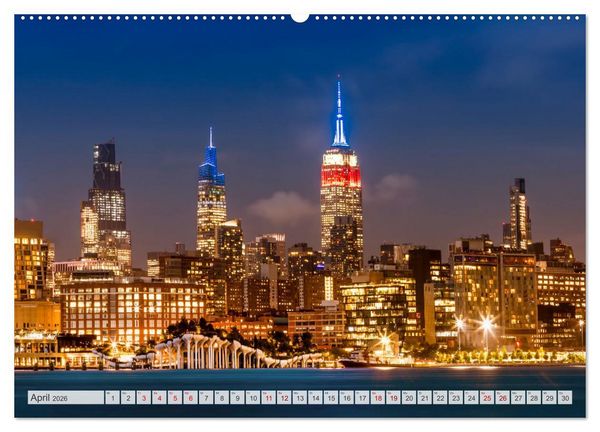 Produktbild: NEW YORK CITY Urbane Magie (hochwertiger Premium Wandkalender 2026 DIN A2 quer), Kunstdruck in Hochglanz