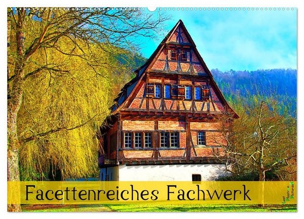 Produktbild: Facettenreiches Fachwerk (Wandkalender 2027 DIN A2 quer), CALVENDO Monatskalender