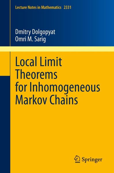Produktbild: Local Limit Theorems for Inhomogeneous Markov Chains