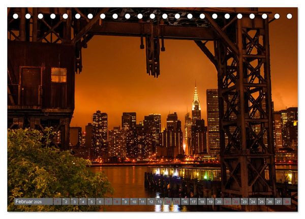 Produktbild: New York City Vibes (Tischkalender 2026 DIN A5 quer), CALVENDO Monatskalender
