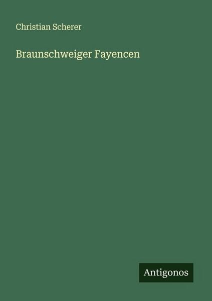 Produktbild: Braunschweiger Fayencen